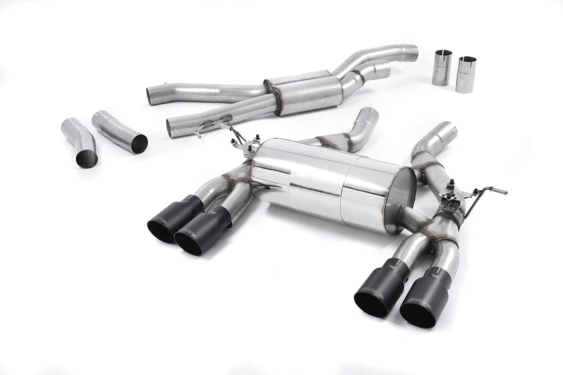 Milltek Sport exhaust system from cat for BMW 4 Series F82/83 M4 Coupe/Cabrio M4 Competition &amp; M4 CS Coupé without OPF