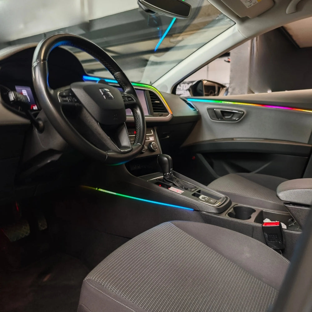 "Next Level" ambient lighting retrofit/installation for Seat Leon
