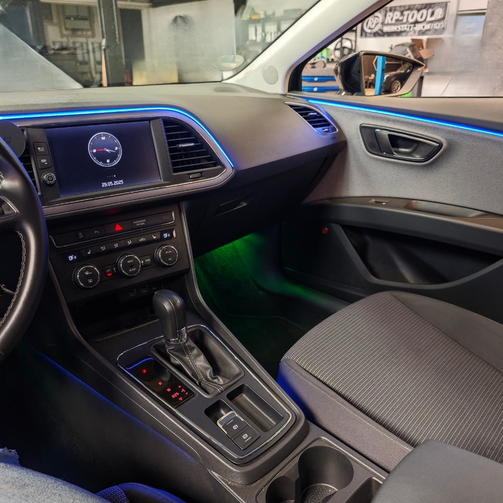 "Next Level" ambient lighting retrofit/installation for Seat Leon