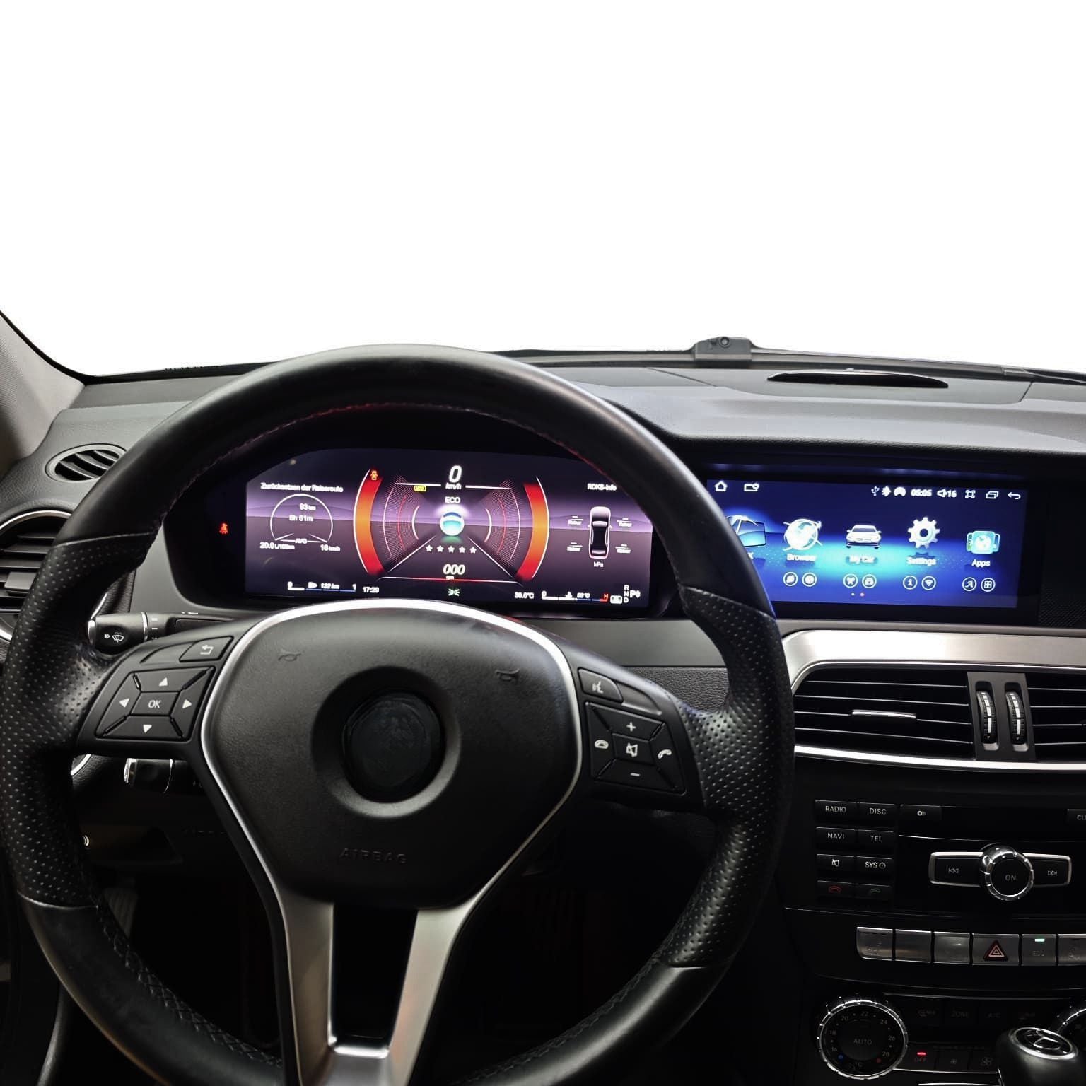 Digitaler Tacho für Mercedes W204 C-Klasse